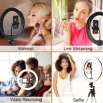 26 33CM Video Lights Dimmable Light Selfie LED Ring Light USB Ring Lighting Lamp With Tripod Stand To Make Youtube Ringlight - Image 4