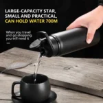 Metal Portable Water Bottle Leakproof Reusable Outdoor Sports Cup for Cycling Hiking Gym Halloween Gift Christmas Gift Travel - Image 3