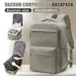 Ryanair 40x30x20 Travel Backpack Vacuum Compression Backpack with Pump,  Wizzair Cabin Bag 15.6" Laptop Travel Bag，Storage Bag - Image 7