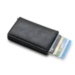 Rfid Aluminum Men Wallet Card Holders Purse Carbon Fiber Men Business Slim Thin Smart Wallet Credit Cardholder Case Note Holder - Image 12
