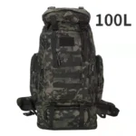 80L/100L  Mountaineering Bag Climb Bag Tactical Backpacks Large Backpack Outdoors Hiking Camping Travel Bags - Image 18